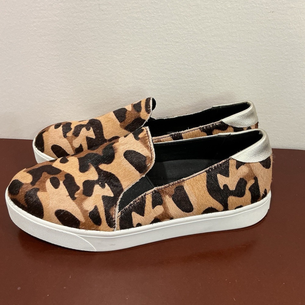Cole Haan Grandpro Spectator Slip‎ On Sneakers Shoes Women's 7 Animal Print